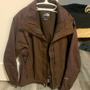 Brown North Face jacket